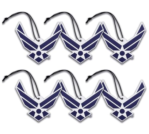 Image of Elektroplate US Air Force Wings Car Air Freshener 6-Pack