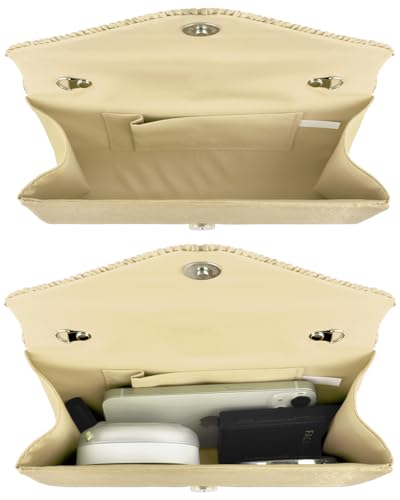 Image of TINDTOP Evening Clutch Purses for Women Handbags for Formal Wedding Party Cocktail Prom Crossbody Shoulder Envelope Bag | for Formal Wedding
