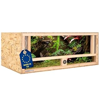ITA terrarium bois OSB-3 100 x 50 x 40 cm, hygromètre intégré