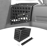 PDKLIN for Jeep JLU Trunk Right Side Molle Storage Bin Cargo Space Organizer Basket System Storage Carrier Box for Jeep Wrangler JLU 2018-2023 4DR Modular Storage Solution for Hardtop