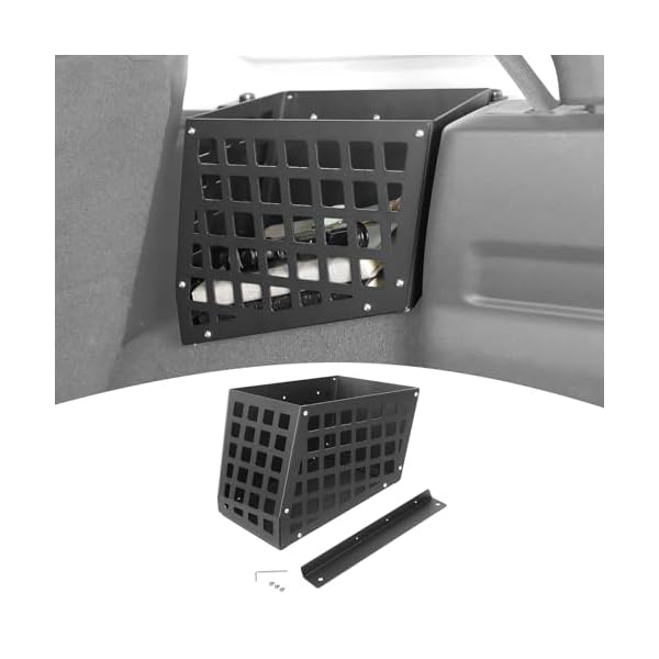 for Jeep JLU Trunk Right Side Molle Storage Bin Cargo Space Organizer Basket System Storage Carrier Box for Jeep Wrangler JLU 2018-2023 4DR Modular Storage Solution for Hardtop