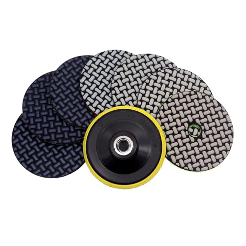 Kohak 8�� 4�C���` �h���C�����p�b�h �V���[�v�Ńt���L�V�u�� 100mm �X�g�[�������p�b�h �ԛ��� �嗝�� �R���N���[�g���p �o�b�J�[�p�b�h�t��(Combination D)