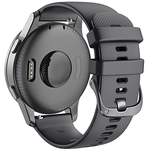 Bracelet sport 22mm étanche en silicone pour Garmin Active
