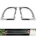 2 Pcs Chrome Plated ABS Rear Bumper Fog Light Lamp Cover Trim Fit for Toyota Highlander 2014 2015 2016 2017 2018
