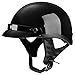 Mezzo Casco Da Motociclista Retrò,Portatile Jet Casco Scodella ECE/DOT Omologato,Estivo Sicurezza Caschi Demi Donna Uomo,Per Skateboard Bike Scooter Cruiser 1,XL:59-60CM