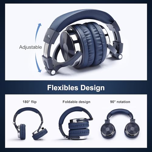 Image of OneOdio Wired Over Ear Headphones with Mic (Black)