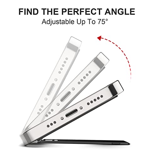 Dob Sechs 3Pcs Phone Kickstand Stick On, Ultra-Thin, Portable, Vertical And Horizontal Phone Stand, Angle Adjustable, Aluminum Alloy Cell Phone Kickstand For Phone, Ipad, Tablet, Black #TOP3