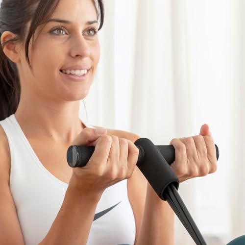 Bandes de résistance multifonctions idéal musculation fessiers à la maison guide Pilates - 5