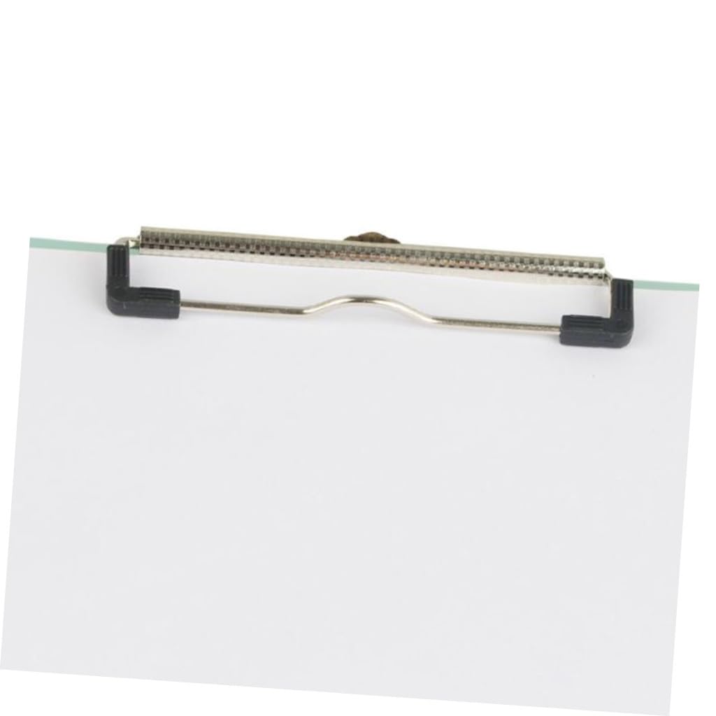 Presse-papiers A4 Transparent en Plastique, Lot de 10 pour Bureau