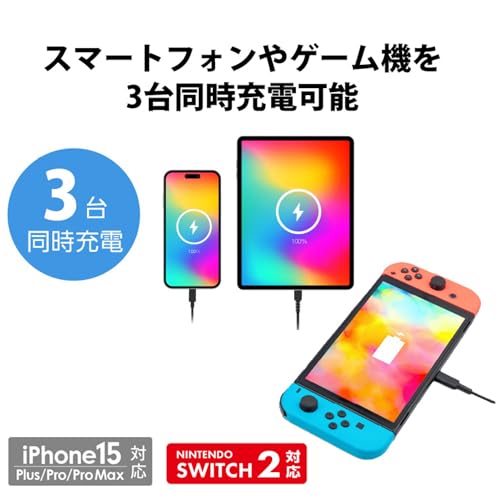 グリーンハウス モバイルバッテリー GH-LFMBPAC200-BEサムネイル6