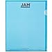 JAM PAPER Plastic Sleeves - Letter Size - 9 x 11 1/2 - Assorted Color Project Pockets - 12 Page Protectors/Pack