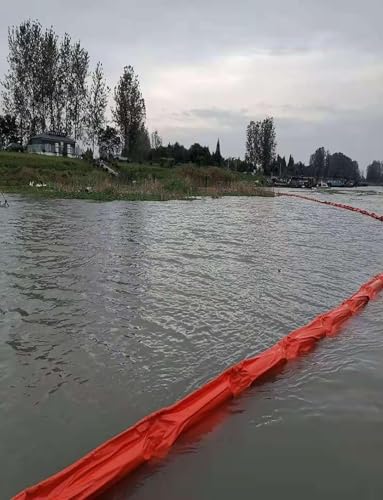 Barrage flottant de confinement hydrocarbures PVC protection des étangs