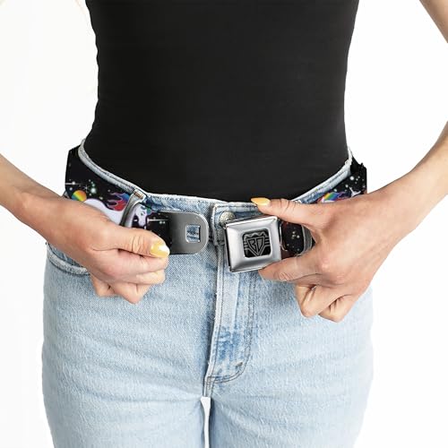 Image of Buckle-Down Seatbelt Belt - Unicorn Universe - 1.0 inch Wide - 20-36 Inches in Length