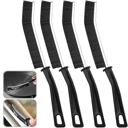 HABNI 5 Piezas Cepillo Limpieza Grietas Cerdas Duras, Cepillo Limpia Juntas Suelo, Cepillo Juntas Para Limpia Railes Ventanas, Cepillo Limpieza Baño Esquinas Muertas Ranuras Para Azulejos Cocina