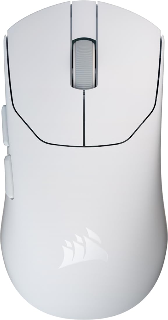 CorsairSabre v2 PRO Ultralight FPS Wireless Gaming Mouse – 33,000 DPI, 36g Weight, 8,000Hz Hyper-Polling, Mechanical Switches, Up to 70-Hour Wireless Battery Life, Web Hub – White