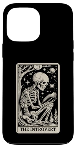 The Introvert Tarot Card Indoorsy Skeleton Inrovert �X�}�z�P�[�X iPhone 13 Pro Max �p
