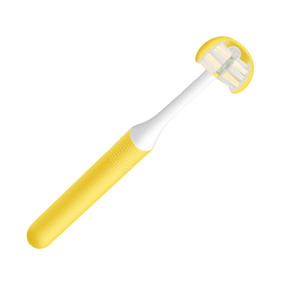 Spazzolino Setole Morbide la Pulizia dei Denti Design Avvolgente a 3 Lati, Manico Comodo in Pp Igiene Orale Quotidiana per Adulti