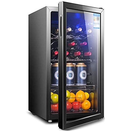 Wein Kühlschrank, High Capacity Wein Kühlschrank, Schwarz Getränke Kühlschrank Qualität Bar Kühlschrank Temperiergeräte Aufbewahrungsbehälter,