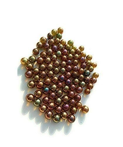 JAGMOOLYA Products Brown Marbles Pack of 50,Kanche Traditional Indian Game - Glass Stones - Aquarium Fillers-picture-13