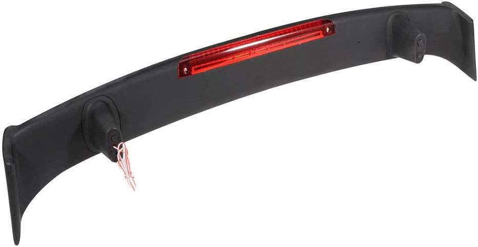 Rear Spoiler Wing Compatible with 2010-2013 for Chevy Camaro 2-Door Coupe 6.2L 2SS Rear Spoiler Wing with 3rd Brake Light ABS Matte Black