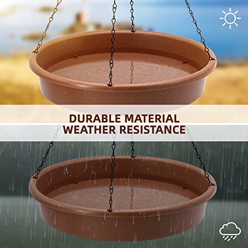 Bird Bath Hanging Bird Bath Hanging Bird Baths For Outdoors Bird Water Feeder Tray Bird Feeder Hanging Bird Feeders For Outdoors Bird Bath Top Bird Waterer Bird Feeder Hanging Bird Tray #TOP6