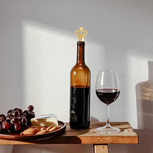 Tokerut Crown Molding Stopper Wine Favors Crown Wine Stopper Tiara Wine Stopper Wine Favors For Party Little Wine Bottles Party Favors Small Whiskey Bottle Stopper thumb #5