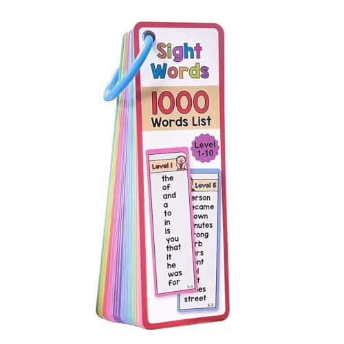 Tarjetas didácticas para aprender a leer con juegos educativos de doble cara
