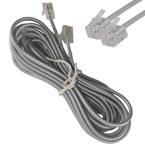 Fio Telefonico Cabo RJ11 3 Metros Telefone Fixo Extensao Resistente