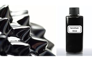 Mesmerizing FerroFlow Interactive Ferrofluid Sculpture in a Bottle