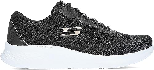 Skechers Skechers Women's, Black Mesh Rose Gold Trim, 7.5 US