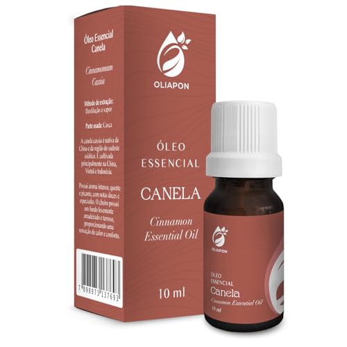 Óleo Essencial de Canela 10ml Oliapon – 100% Puro Natural Aroma Q...