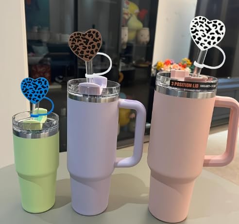 2x Stern-Strohhalm-Abdeckung Für Stanley Becher 40 & 850 Ml – Süße Silikon-Kappe Als Zubehör