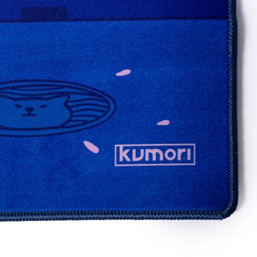 KUMORI Deskmat Mouse Pad Grande Gamer Speed Neoprene Antiderrapante Resistente à Água (90x40 cm, Shi