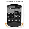 Jiavarry Rotating Makeup Organizer for Vanity, 360 Spinning Skincare Organizers with Adjustable Trays, Make Up Desk Storage Carousel Rack, Cosmetic Display Cases for Dresser Bathroom Countertop #2