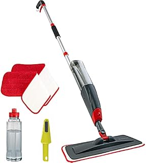 VENETIO Premium Spray Mop for Floor Cleaning with Washable Pad and Refillable Sprayer - Reusable Wet Microfiber Mop Set for Wood, Hardwood, Laminate, Vinyl, Ceramic Tile, Kitchen, Ideal for Pet Owner