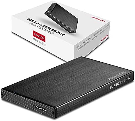 Inserting 2.5 inch SATA drive into enclosure