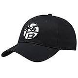 Gorra de béisbol de algodón para hombres y mujeres Anime Dragon Ball Z/Dragonball Bordado Dad Hat Bone Garros, Negro, Ajustable