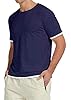 AIYINO Mens Short Sleeve Lightweight Athletic Soft T-Shirt Novelty Summer Casual Workout Sportstyle Crew Neck Shirts 4XL Navy #1