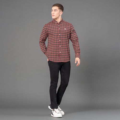 Image of Red Tape Men's Cotton Regular Fit Shirt