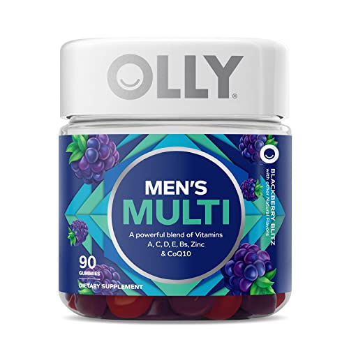 Yhn Mens Multivitamin Gummy, Health & Immune Support, B Vitamin, Coq10, Blackberry,Made With No Synthetic Colors Or Flavors And Gluten Free90 Ct #TOP3