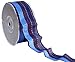 May Arts 1-1/2-Inch Wide Ribbon, Purple and Navy Stripe