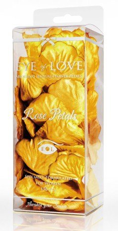 EYE OF LOVE Sensuel Pétales de Rose en Or Cover