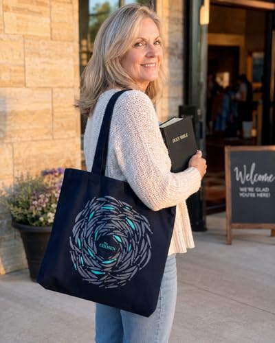 Bolso Tote de Lona The Chosen con Bolsillo Interior miniatura 5