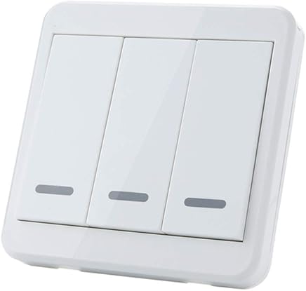 Provide The Best 433MHz Wireless mandos a Distancia 86 Panel de Pared 1/2/3 Botones de Repuesto para el hogar Sala de Control de iluminaci