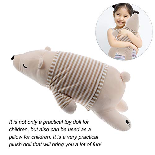 VORCOOL Bichinho de pelúcia urso polar brinquedos de pelúcia almofada de presente almofada para sofá