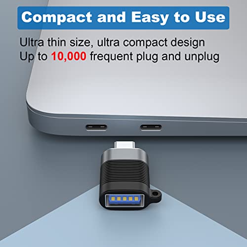 AreMe USB C Adapter (6 Pack), Micro USB Male to USB C Female, USB 3.0 Male to USB C Female, USB Type-C Male to USB 3.0 Female Converter Connector