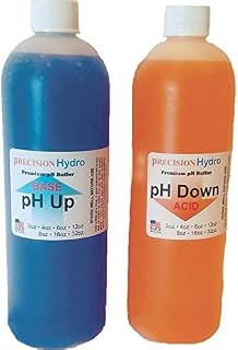 Precision hydroponics ph up Down kit Control General Buffer Combo (2oz, Up&Down)