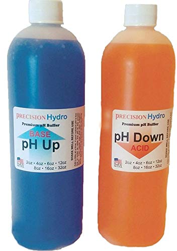 Precision hydroponics ph up Down kit Control General Buffer Combo (2oz, Up&Down)