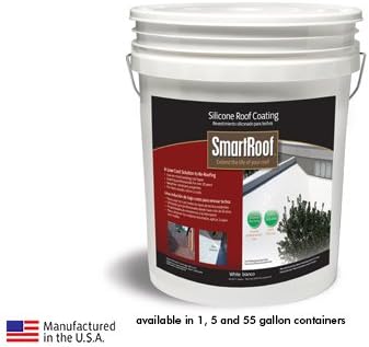 Smart Roof Fe-4sv6-w-1 1 Gallon White Silicone Roof Coating