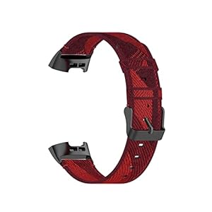 XIYY Modieuze vervanging nylon armband riem voor Fitbit Charge 3 Band Kleurrijke polsband voor Charge4 Accessoiresdenim…